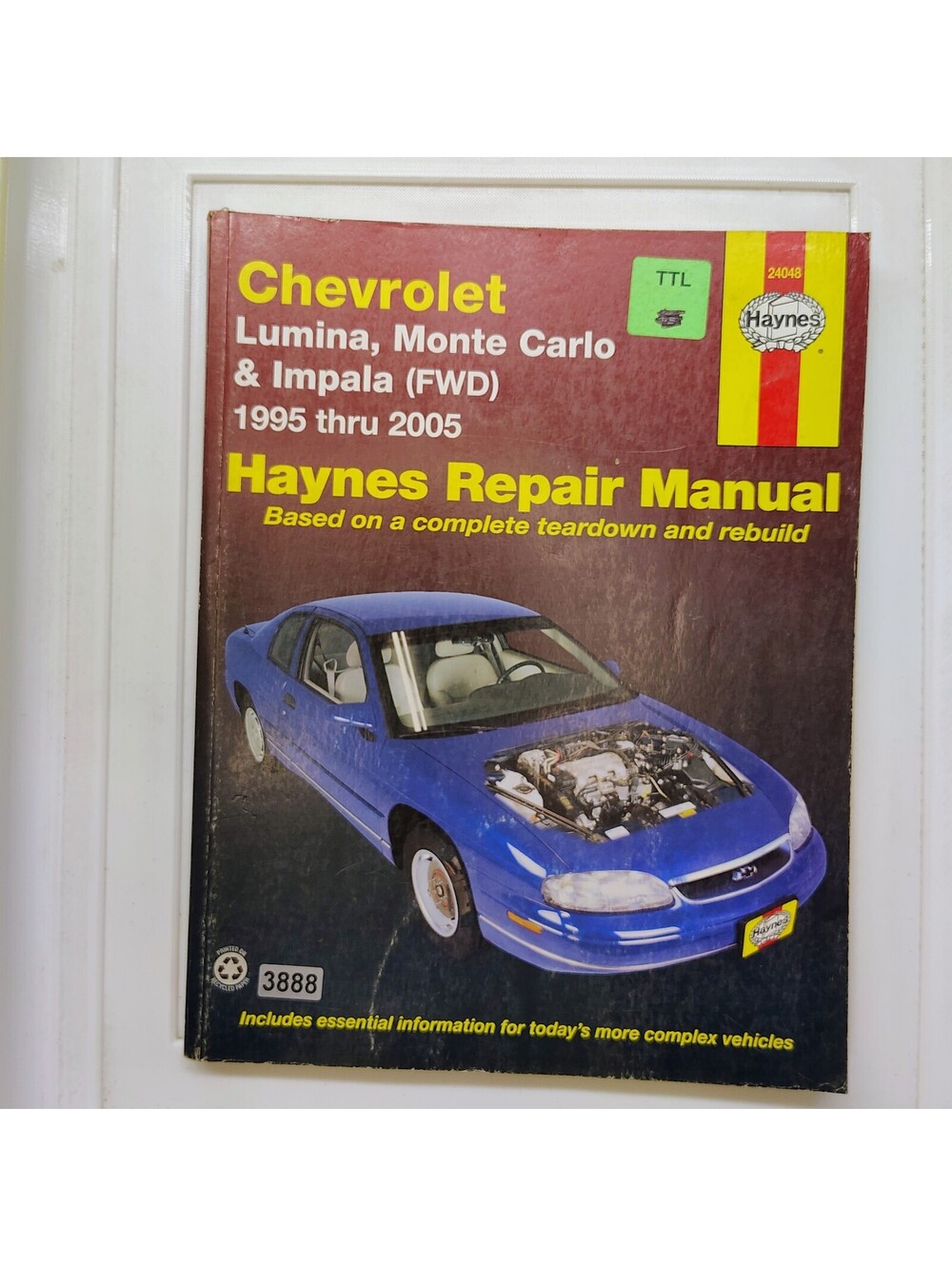 Haynes Chevrolet Lumina Monte Carlo & Impala Repair Manual 1995-2005